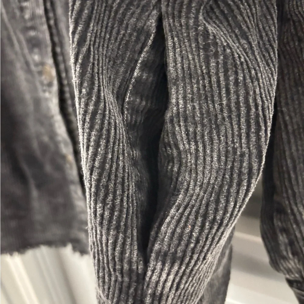 LA MIEL Black Corduroy Lightweight Jacket - Picture 9 of 11